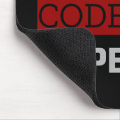 Eat Sleep CODE Herhalen Muismat (Hoek)