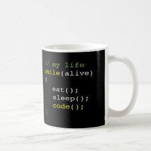 Eat Sleep Code Koffiemok