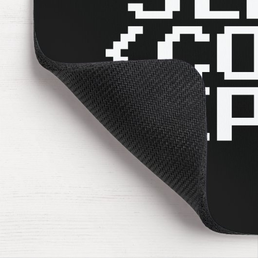 EAT SLEEP CODE REPEAT mousepad gift voor programme Muismat (Hoek)