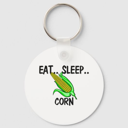 Eat Sleep CORN Sleutelhanger (Voorkant)