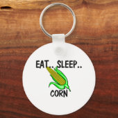Eat Sleep CORN Sleutelhanger (Voorkant)