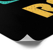 Eat Sleep Cricket Herhalen Poster (Hoek)