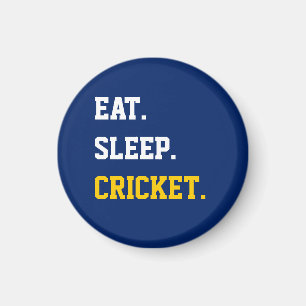 Eat Sleep Cricket Magneet