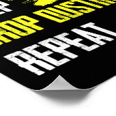 Eat Sleep Crop Dusting Crop Duster AG Pilot Poster (Hoek)