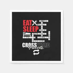 Eat Sleep Crossword Puzzle Herhaal Puzzler Brain T Servet
