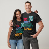 Eat Sleep Crossword Puzzles Repeat Crossword Puzzl T-shirt (Unisex)