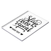 Eat Sleep Cruise Repeat Funny Notitieboek (Linkerzijde)