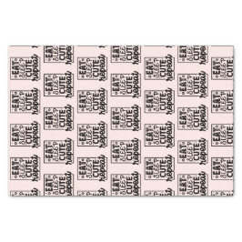 Eat Sleep Cute Herhaal Baby Tissuepapier