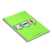 Eat Sleep Cycling Notitieboek (Rechterzijde)
