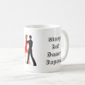 Eat Sleep Dance Herhalen Koffiemok (Voorkant rechts)