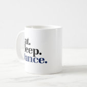 Eat Sleep DANCE Koffiemok (Voorkant links)