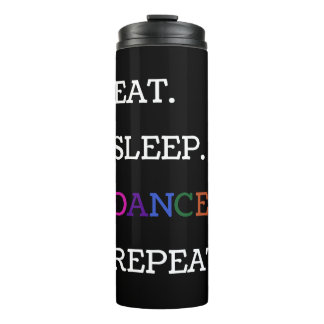 Eat Sleep Dance Repeat beroemd gemaakt door Jet Bl Thermosbeker