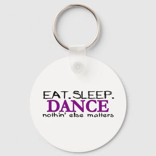 Eat Sleep Dance Sleutelhanger (Voorkant)