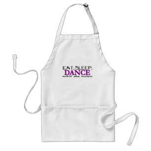 Eat Sleep Dance Standaard Schort