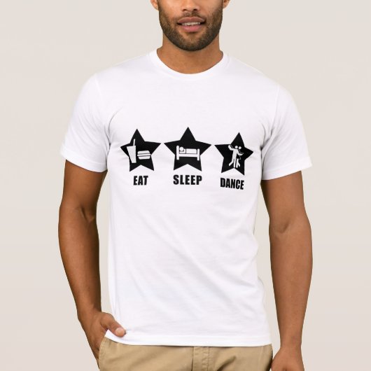 Eat Sleep Dance T-Shirt (Voorkant)