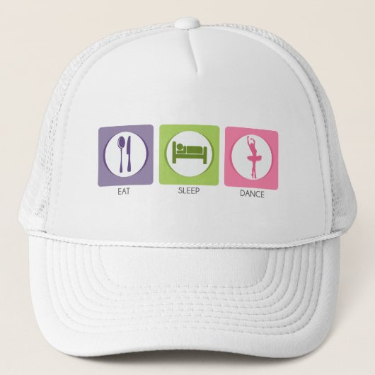 Eat Sleep Dance! Trucker Pet (Voorkant)
