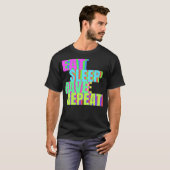 Eat Sleep Design Edm Rave Pullover herhalen (Voorkant volledig)