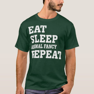 EAT SLEEP DIER FANCY REPEAT FUNNY SARCASTIC T-SHIRT