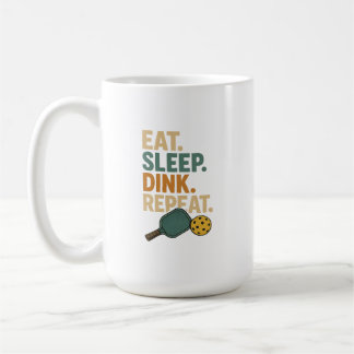 Eat. Sleep. Dink. Repeat.  Koffiemok