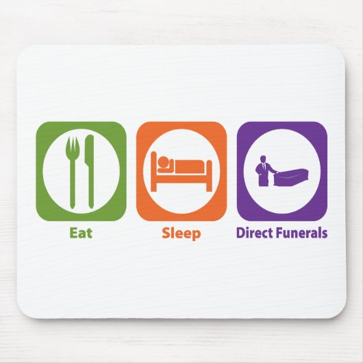 Eat Sleep Direct Funals Muismat (Voorkant)