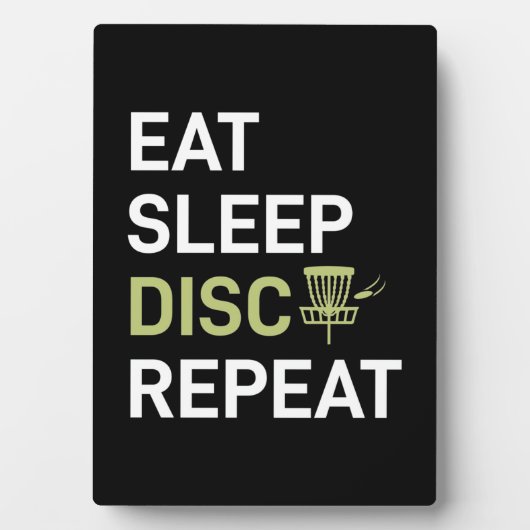 Eat Sleep Disk Golf Repair Fotoplaat (voorkant)