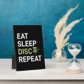 Eat Sleep Disk Golf Repair Fotoplaat (Zijkant)