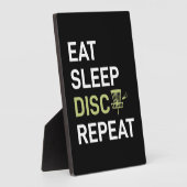 Eat Sleep Disk Golf Repair Fotoplaat (Zijkant)
