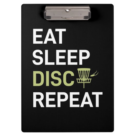 Eat Sleep Disk Golf Repair Klembord (Voorkant)