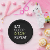 Eat Sleep Disk Golf Repair Papieren Bordje (Feest)