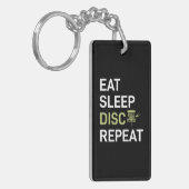 Eat Sleep Disk Golf Repair Sleutelhanger (Voorkant Links)