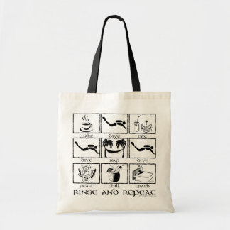 Eat Sleep Dive Rinse en Herhaal Tote Bag