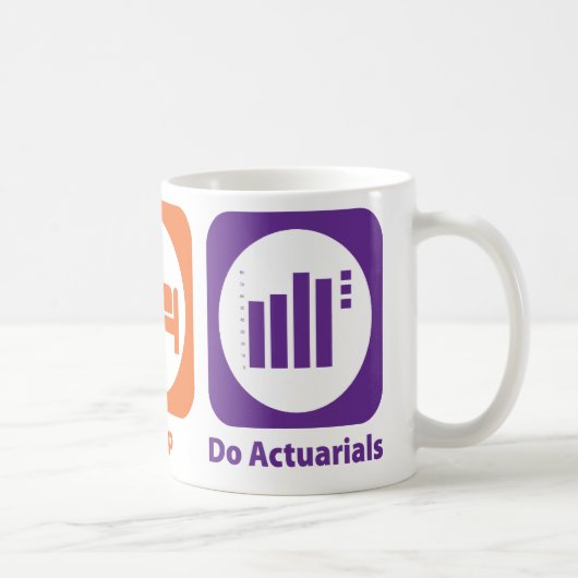Eat Sleep Do Actuarials Koffiemok (Rechts)