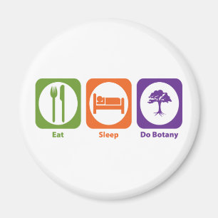 Eat Sleep Do Botany Magneet