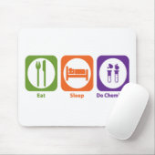 Eat Sleep Do Chemstry Muismat (Met muis)