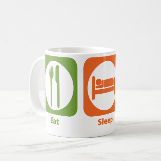 Eat Sleep Do Forensic Science Koffiemok (Voorkant links)