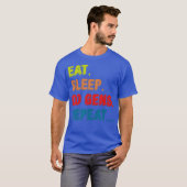 Eat Sleep Do Gens Herhaal DBD Gaming outfit T-shirt (Voorkant volledig)