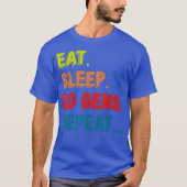 Eat Sleep Do Gens Herhaal DBD Gaming outfit T-shirt (Voorkant)