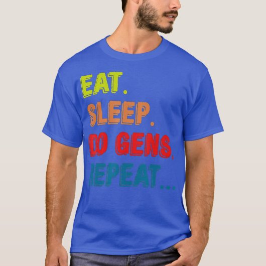 Eat Sleep Do Gens Herhaal DBD Gaming outfit T-shirt (Voorkant)