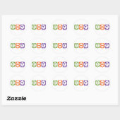Eat Sleep Do Karate Ronde Sticker (Vel)