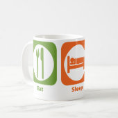 Eat Sleep Do Materials Science Koffiemok (Voorkant links)