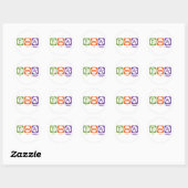 Eat Sleep Do Molecular Biology Ronde Sticker (Vel)