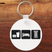 Eat Sleep Drag Race Sleutelhanger (Voorkant)