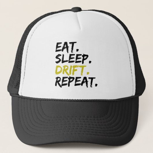 Eat Sleep Drift Herhalen - Driften Trucker Pet (Voorkant)