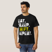 Eat Sleep Drift Repeat - Funny Drifting T-Shirt (Voorkant volledig)
