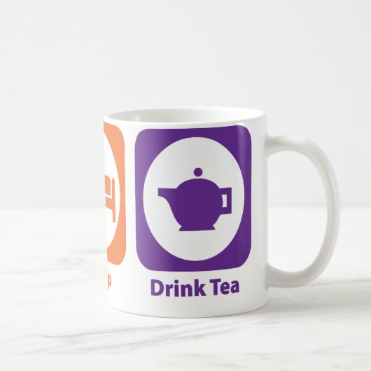 Eat Sleep Drink Tea Koffiemok (Rechts)