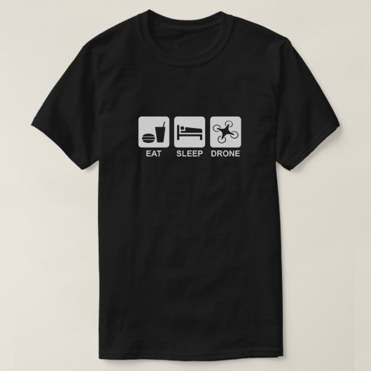 Eat Sleep Drone T-Shirt (Design voorkant)