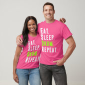 Eat Sleep Drum Repeat Drumming Drum Lover T-shirt  (Unisex)