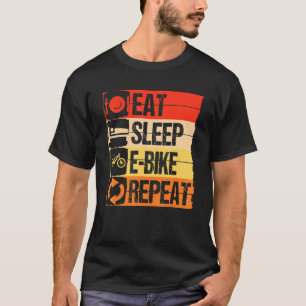 Eat Sleep E-Bike Repat T-shirt