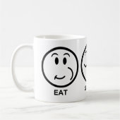 Eat Sleep Economics Koffiemok (Links)