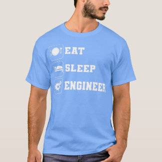 Eat Sleep Engineer Rela Person  T-shirt